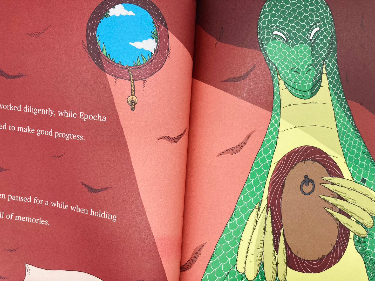 Picture book "Dragon Epocha and the Vow of Fire" (Series Ep.5)