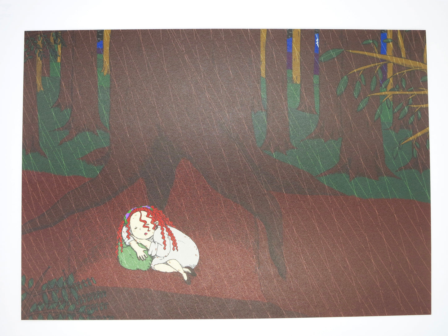 絵本イラスト「長い一日の果てに」